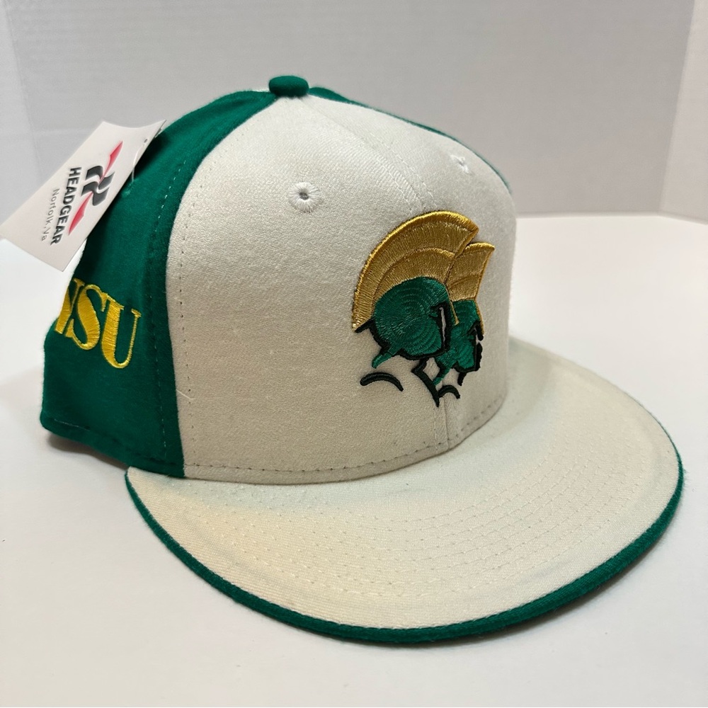 Norfolk State University NSU Spartans Fitted 7 1/2 Hat Headgear 100% Wool NWT